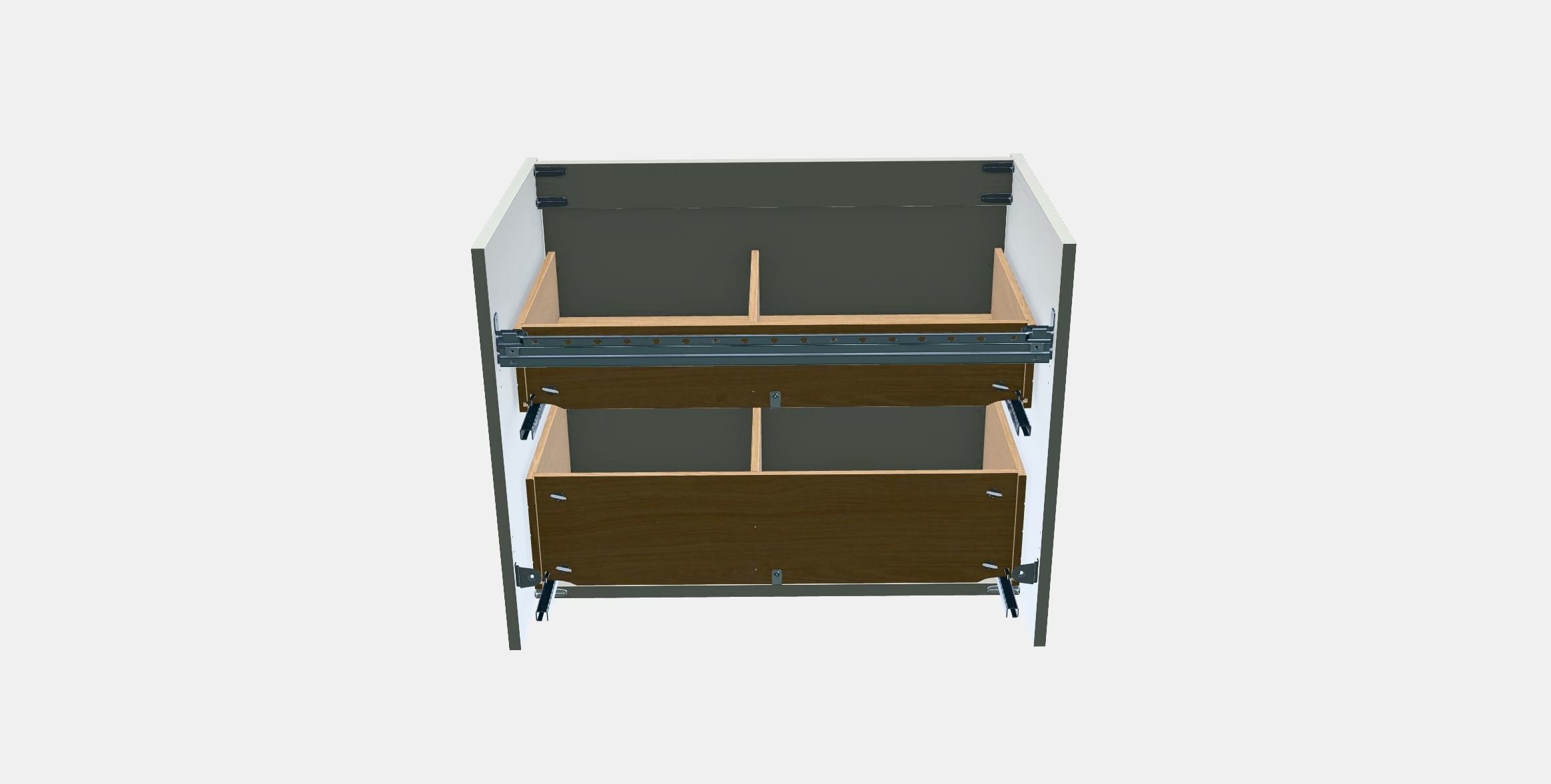 HAVBACK Wash-stand with drawers Low-poly 3D model_9