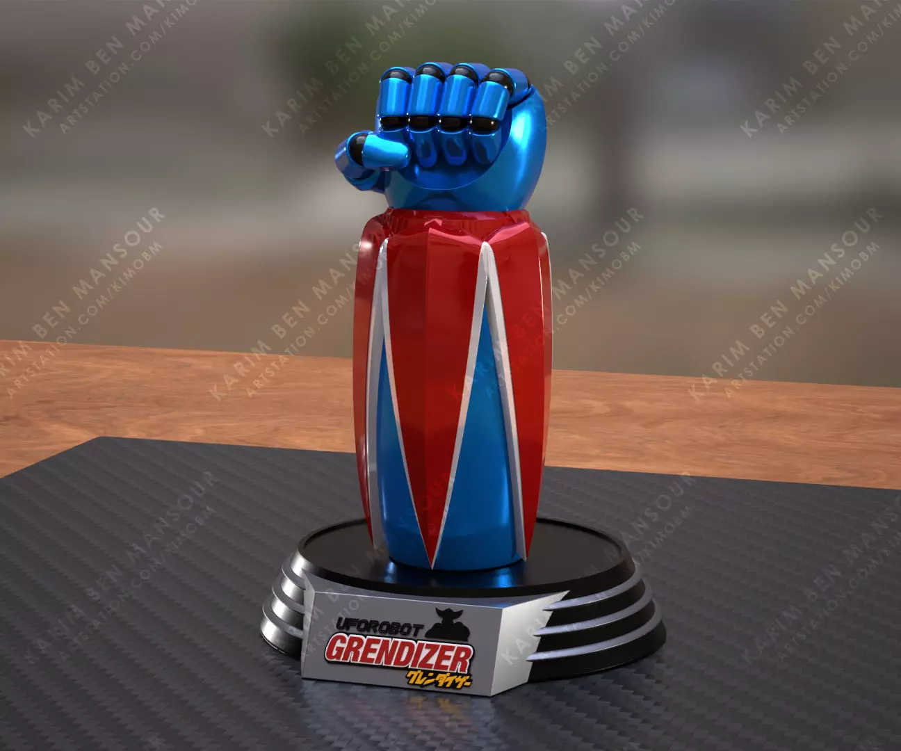 Grendizer Goldrake Robot Hand Fist 3D print model_0
