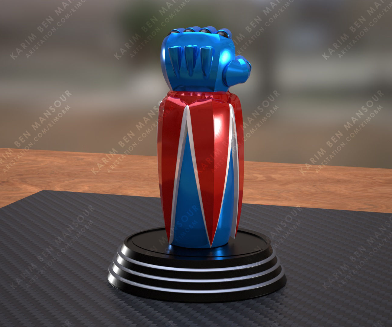 Grendizer Goldrake Robot Hand Fist 3D print model_5