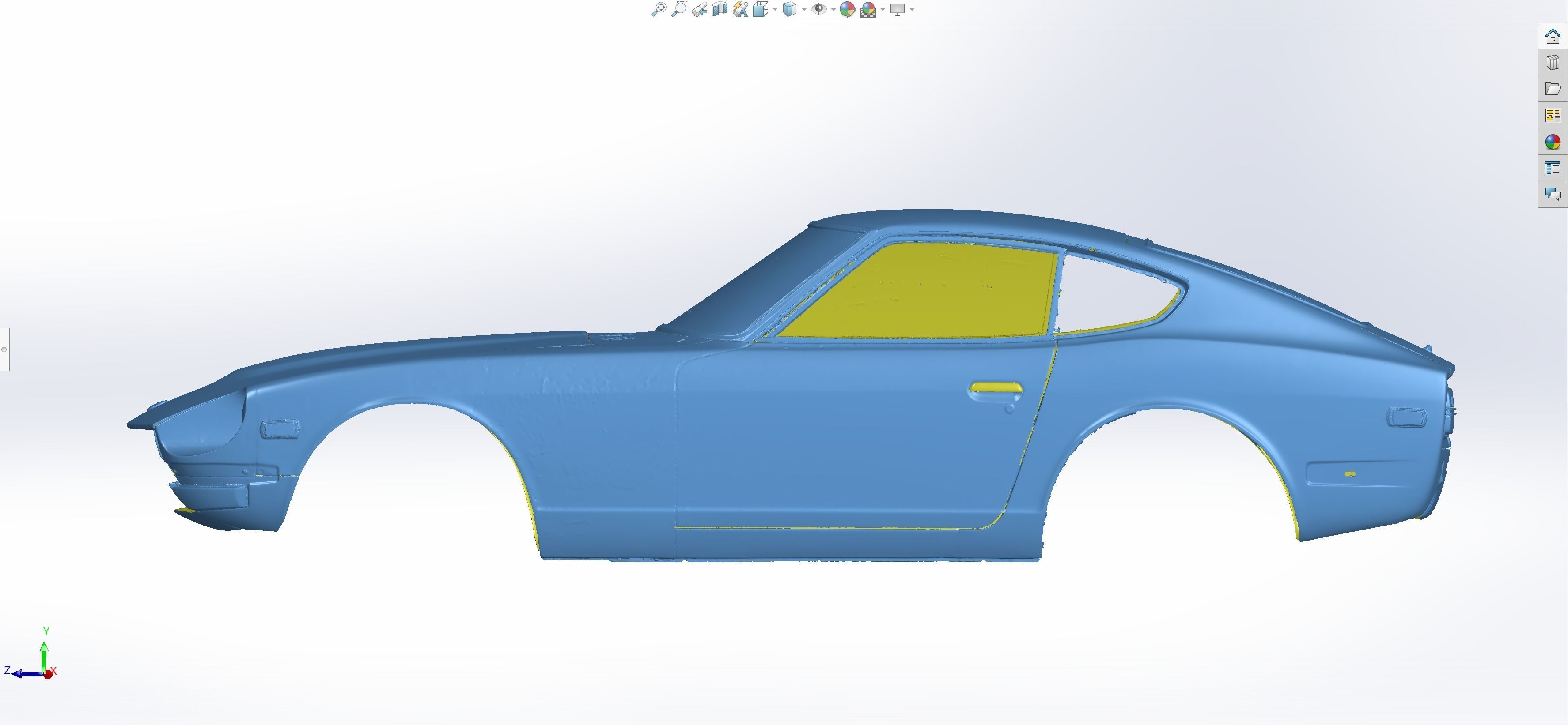 Datsun 240Z 3D Scan 3D print model_2