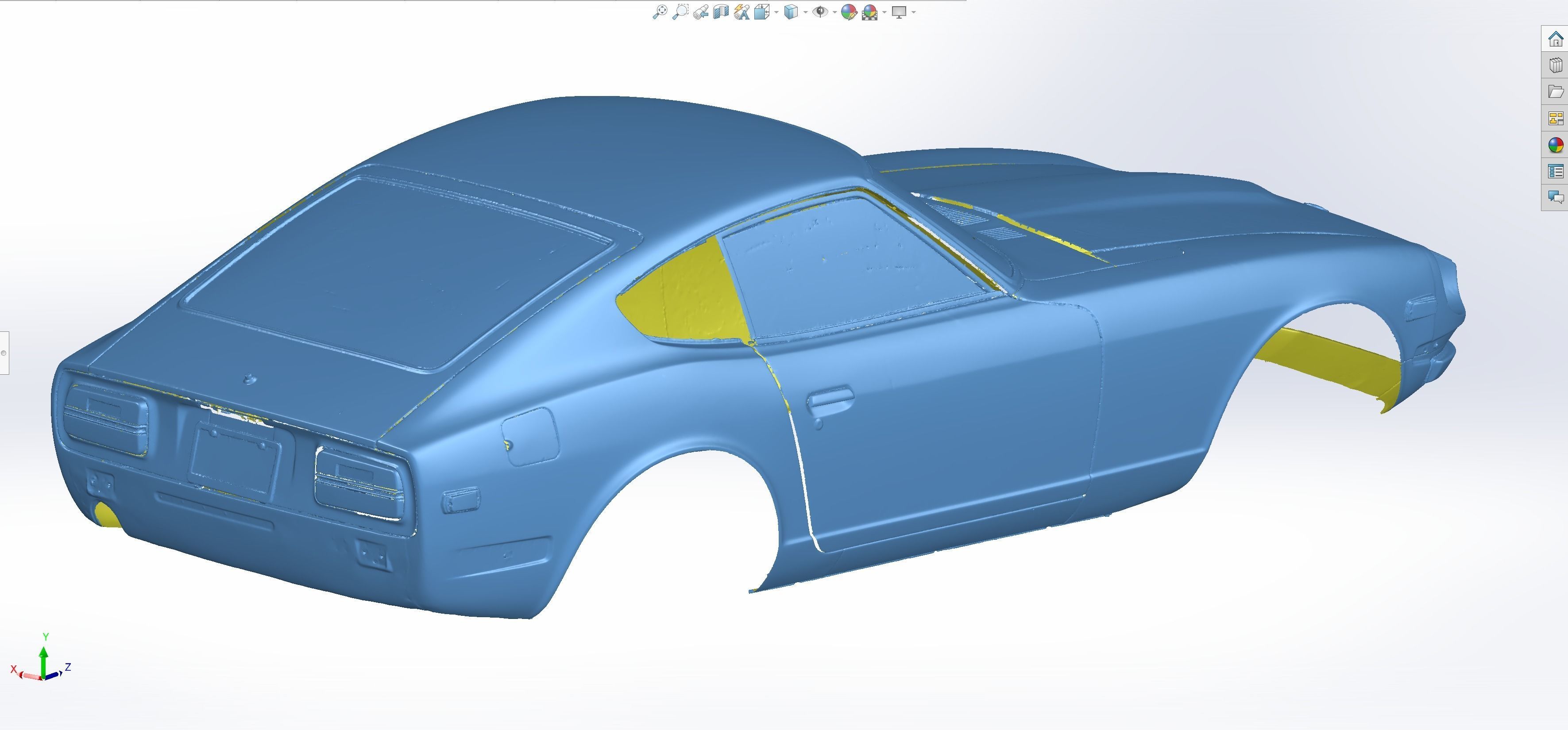 Datsun 240Z 3D Scan 3D print model_1