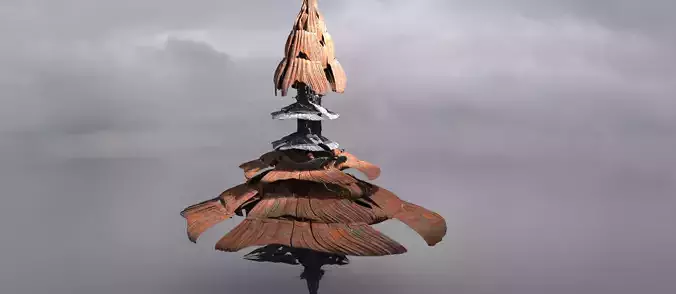Alien lighthouse mushroom 1 