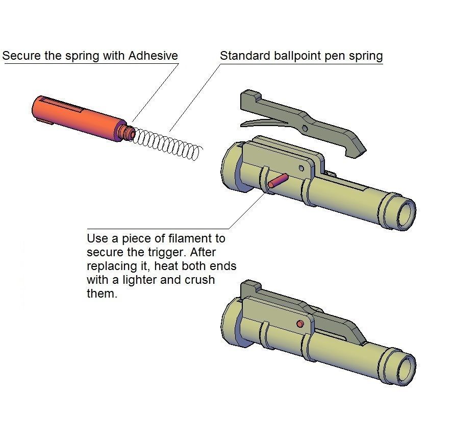 TANK HUNTER W2 3D print model_4