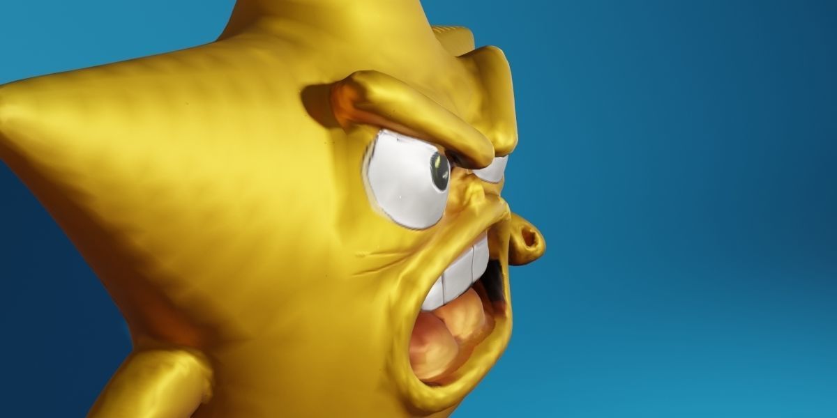 Angry Star 3D model_8