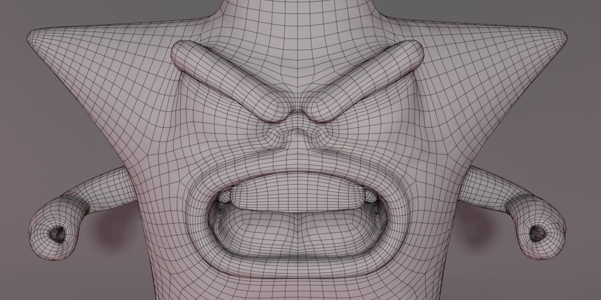 Angry Star 3D model_17