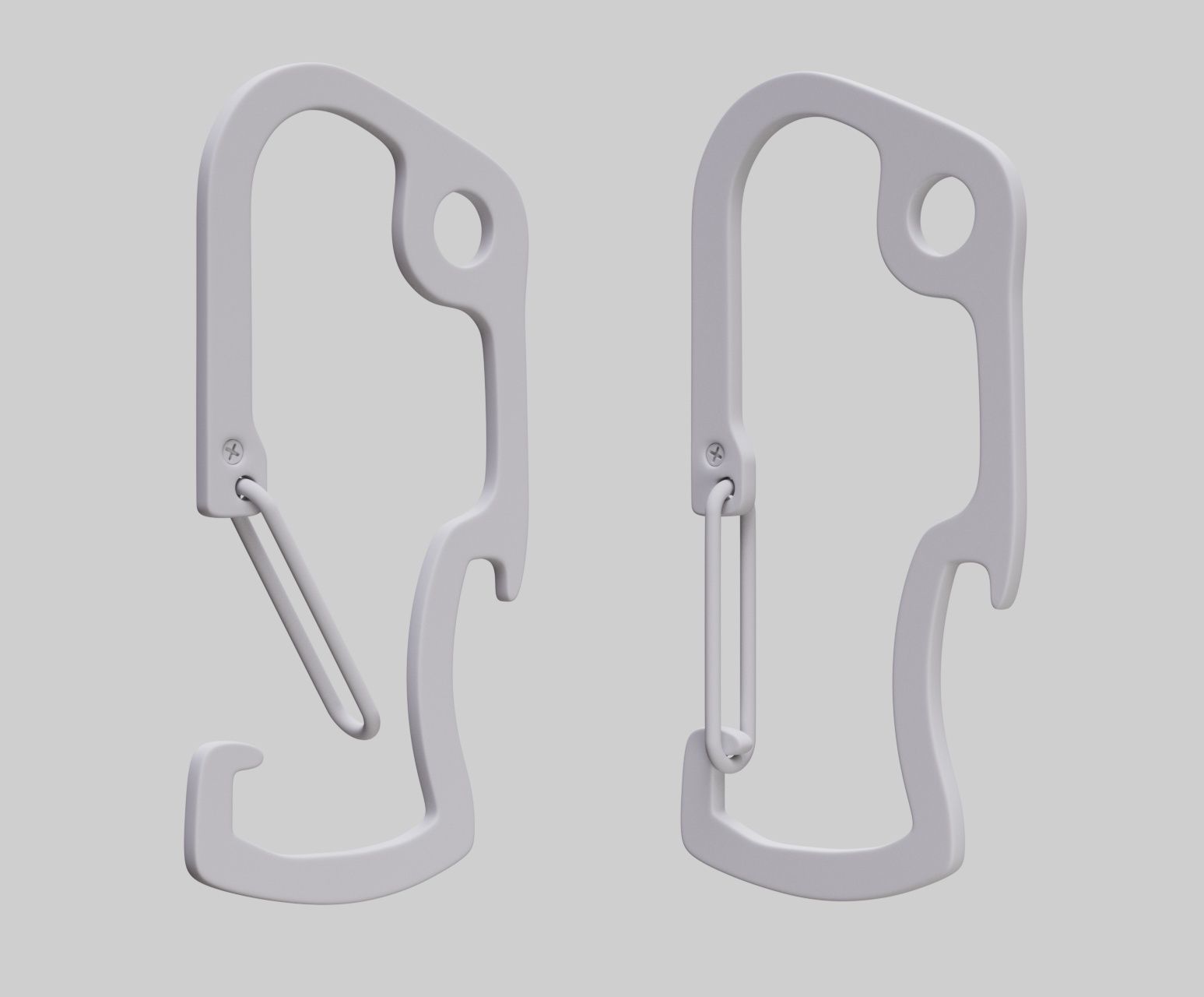 Climbing Carabiner Clip Free 3D model_6