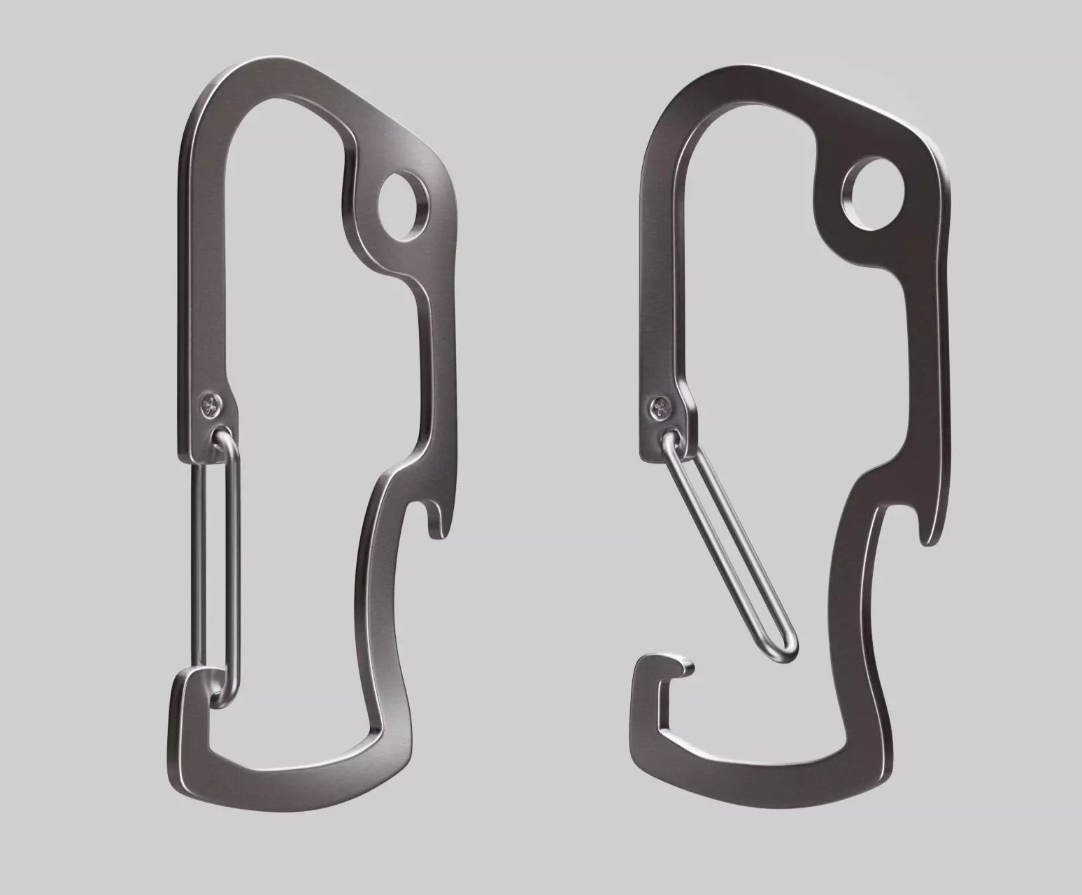 Climbing Carabiner Clip Free 3D model_0