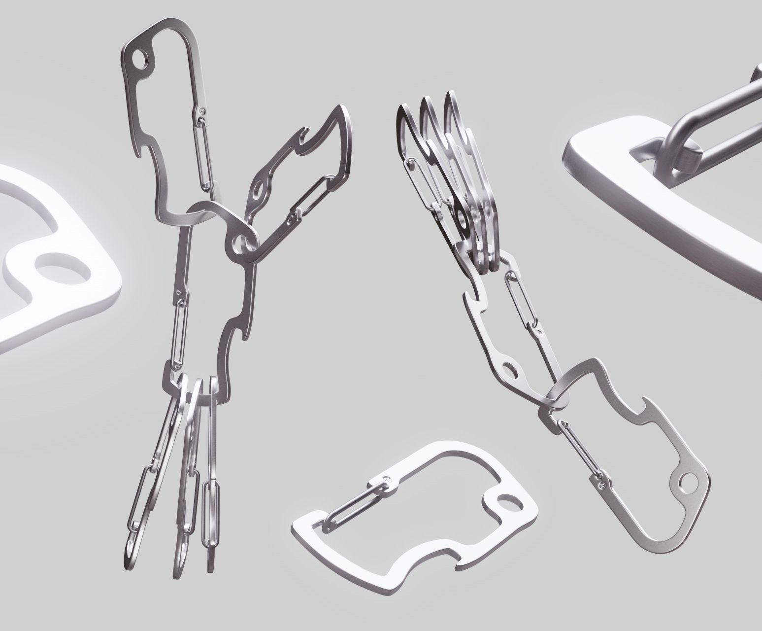 Climbing Carabiner Clip Free 3D model_4