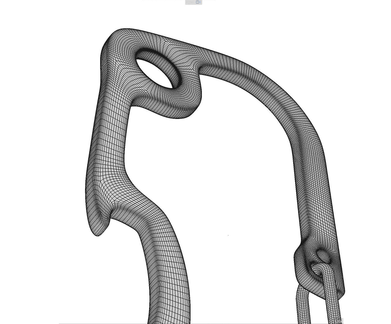 Climbing Carabiner Clip Free 3D model_8