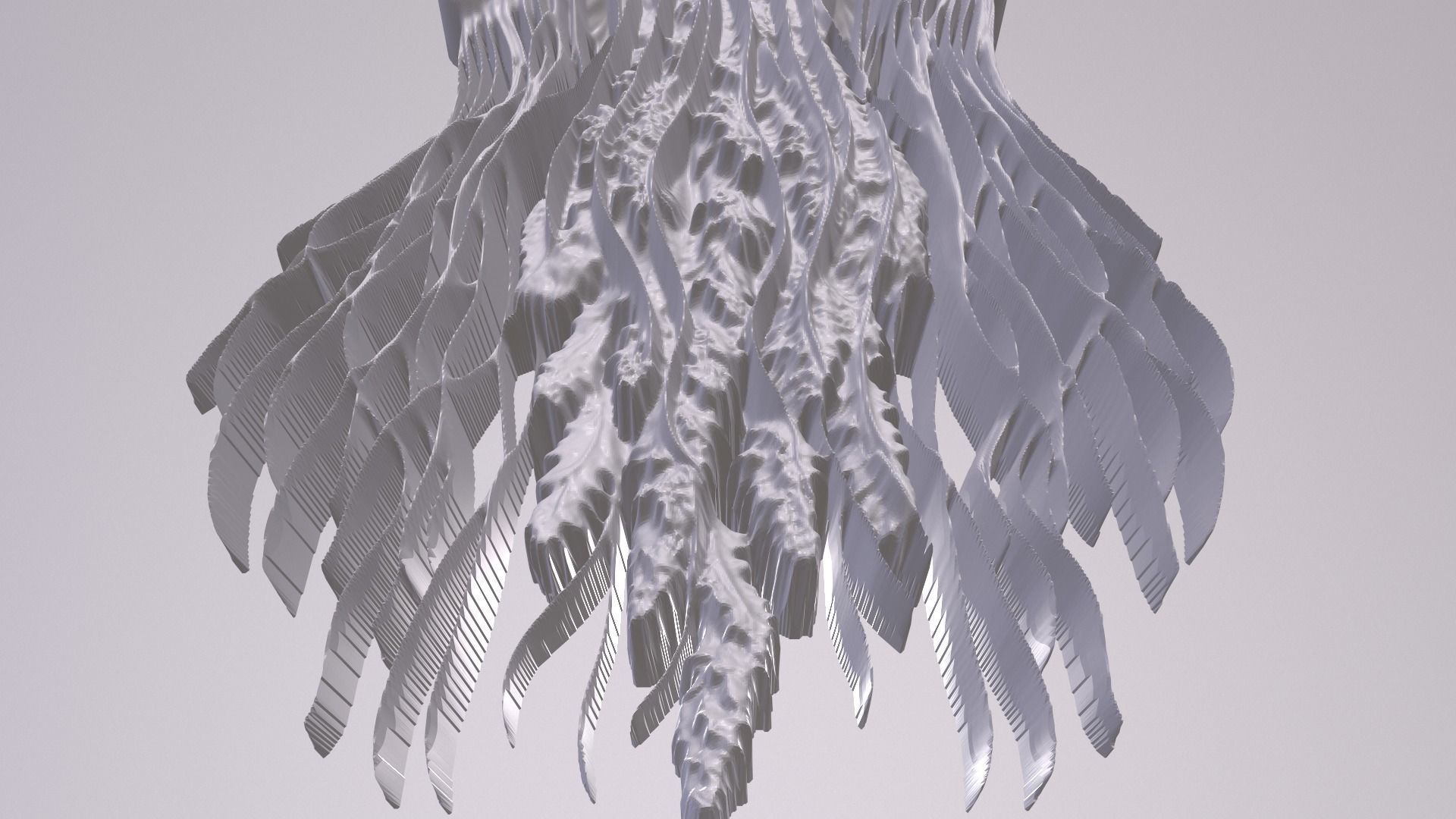 Jellyfish 8 basrelief for 3D printing 3D print model_2