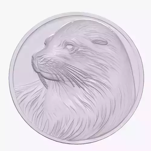 Sealion 4 basrelief for 3D printing 3D print model