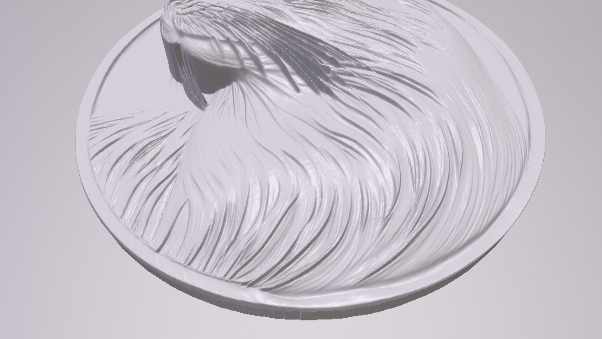 Sealion 4 basrelief for 3D printing 3D print model_2