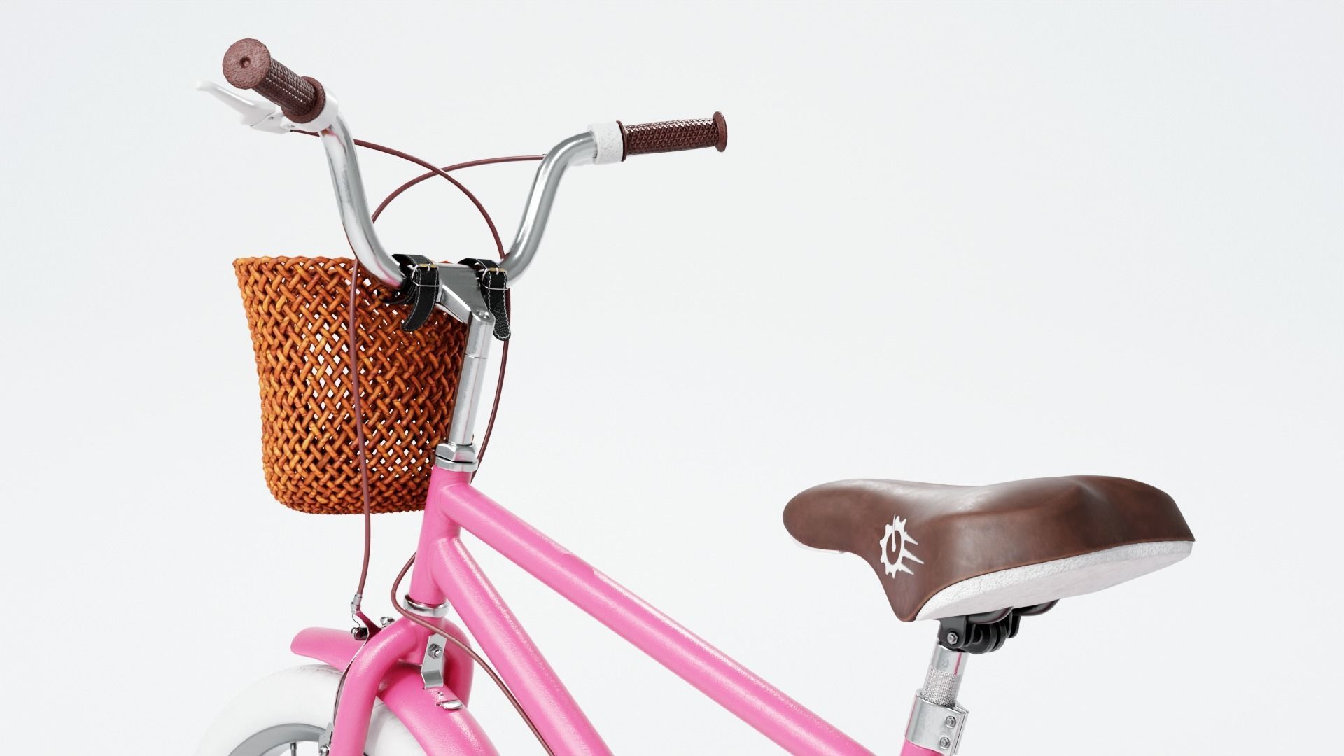 Bicycle Low-poly 3D model_2