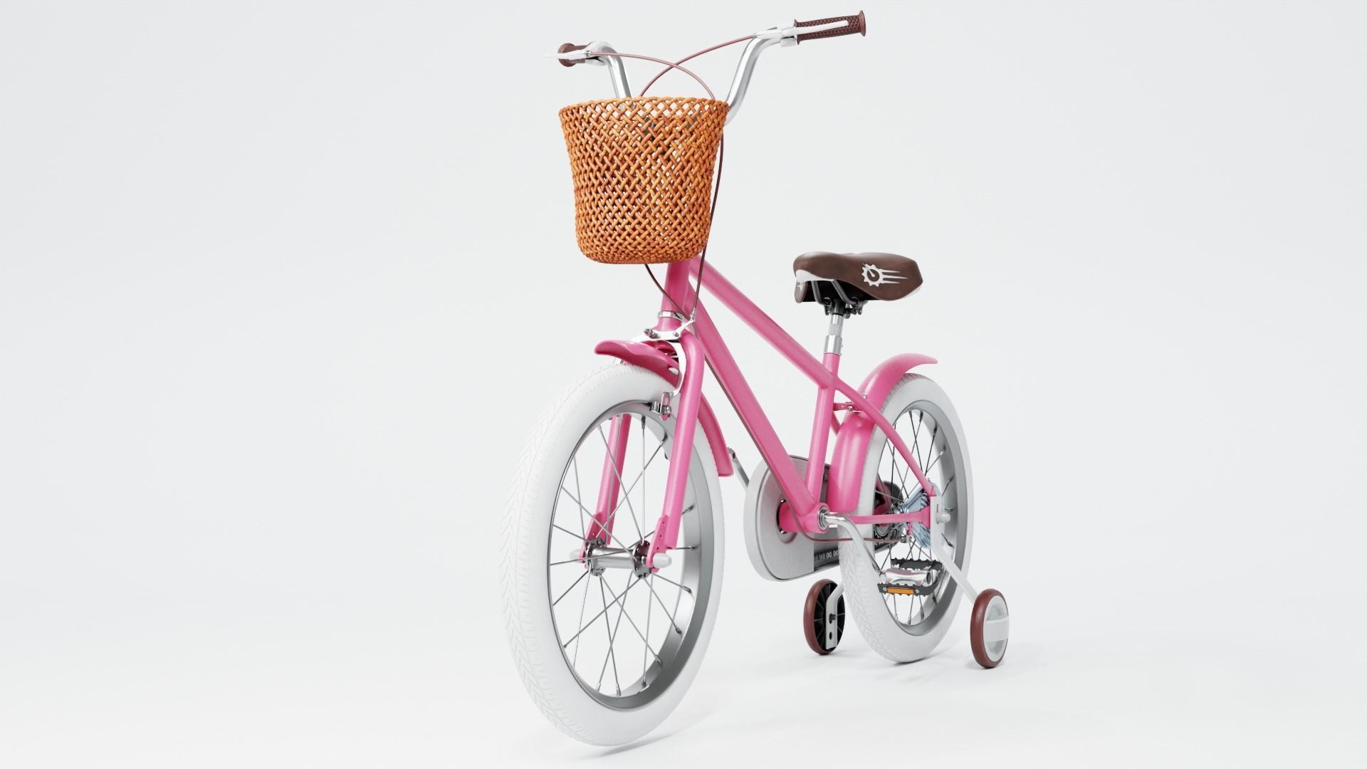 Bicycle Low-poly 3D model_1