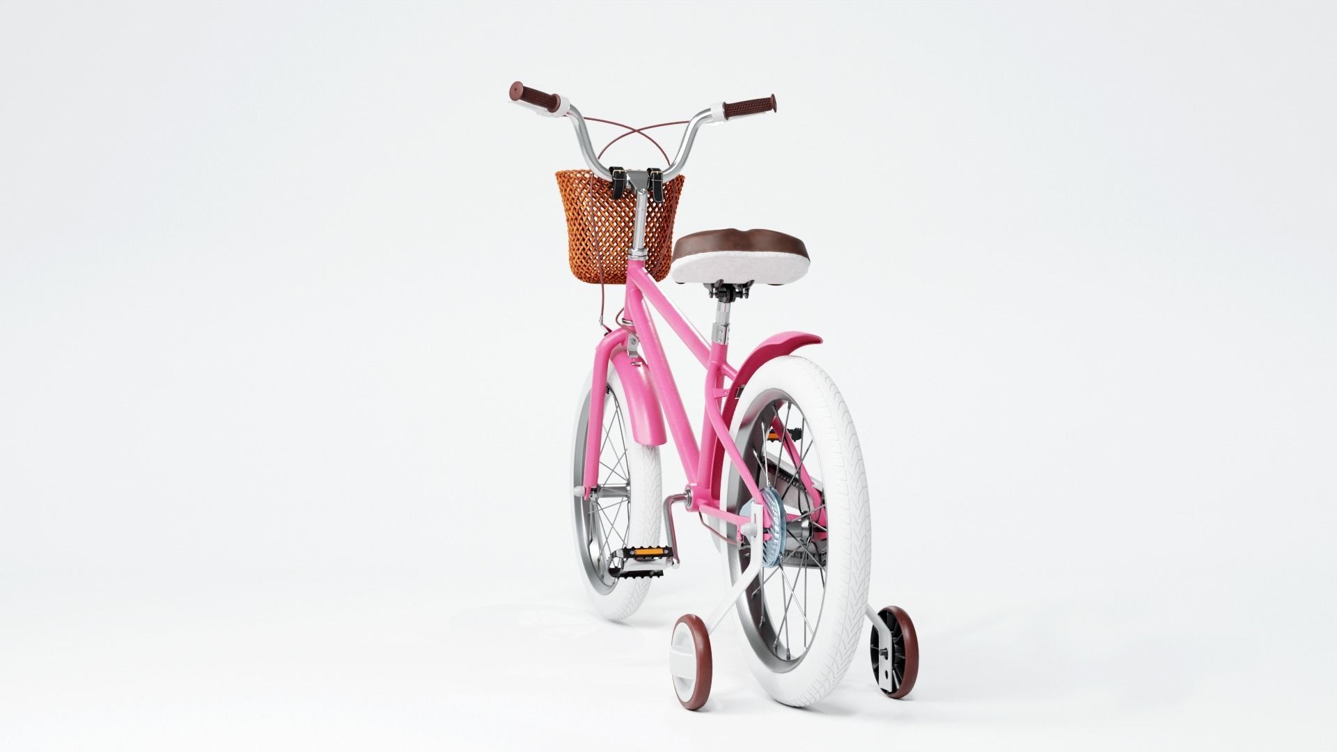 Bicycle Low-poly 3D model_6