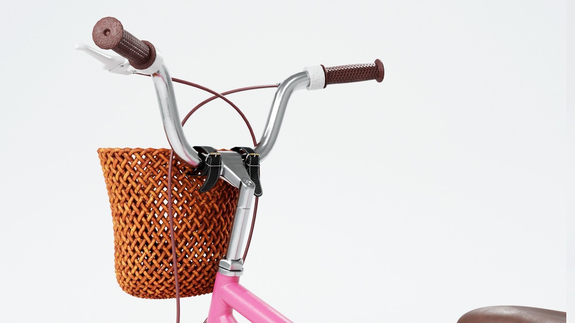 Bicycle Low-poly 3D model_7