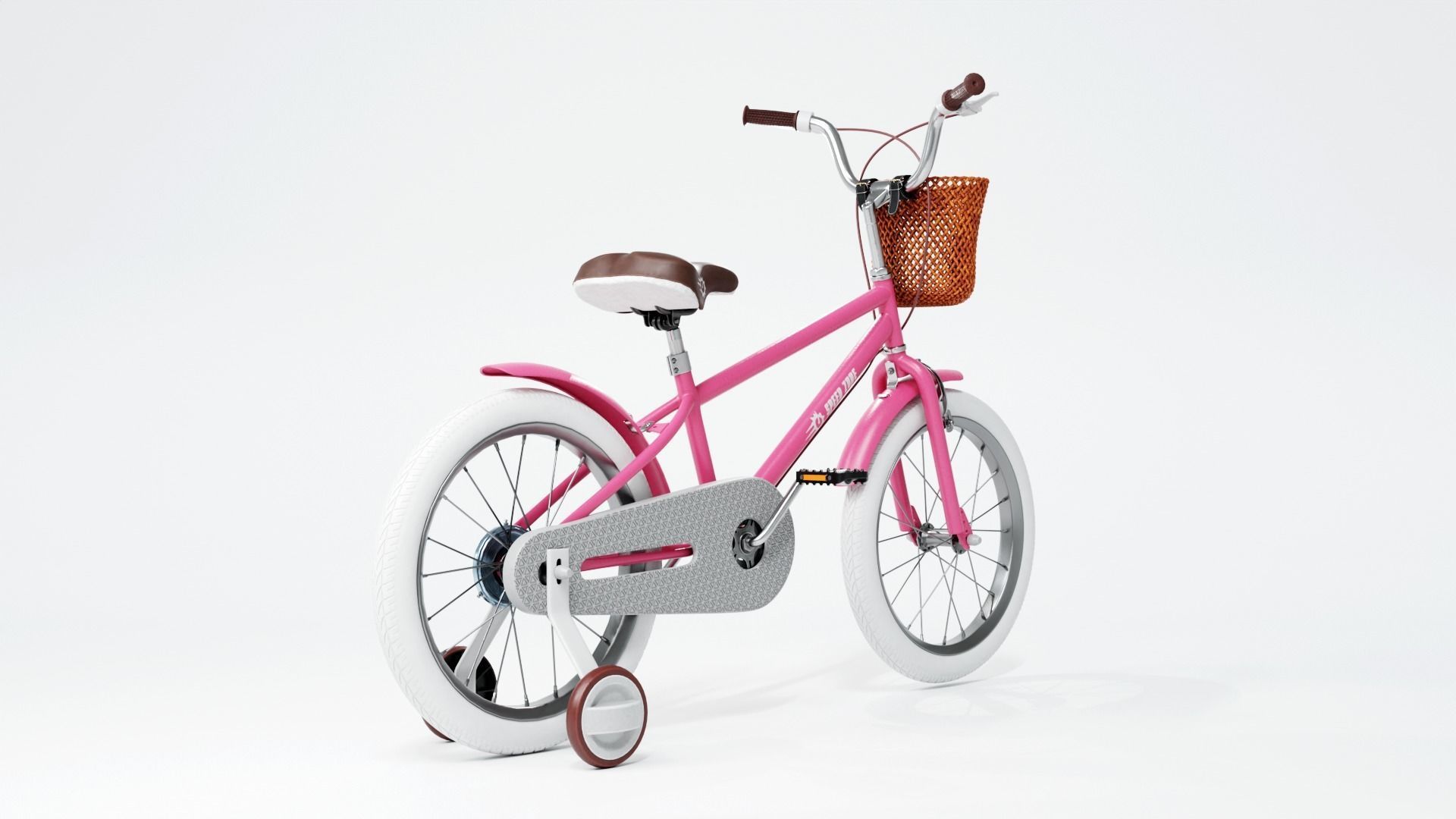 Bicycle Low-poly 3D model_5