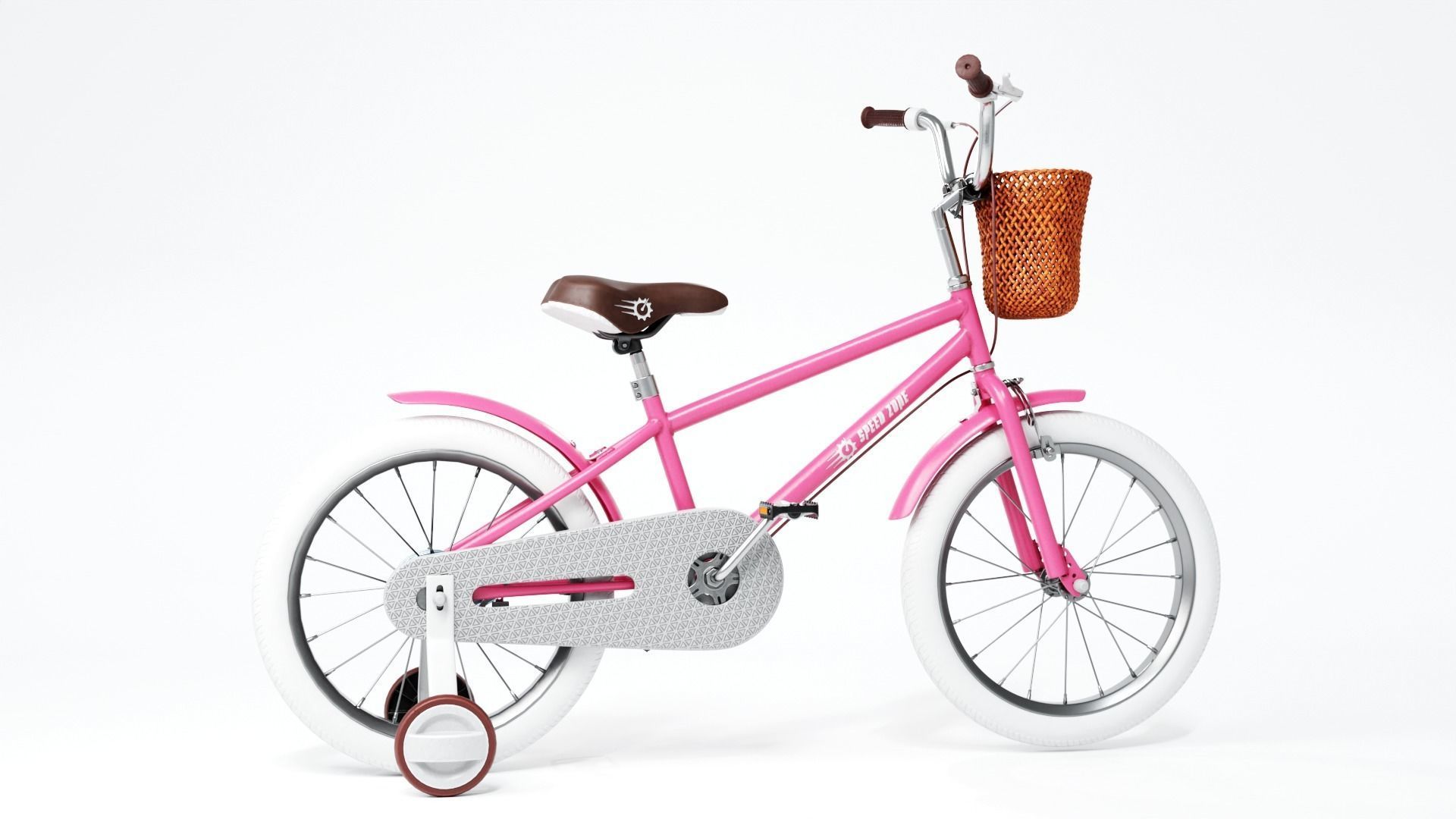 Bicycle Low-poly 3D model_4