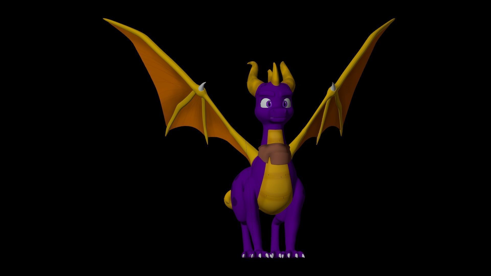Spyro and Cynder Reboot Models Low-poly 3D model_23