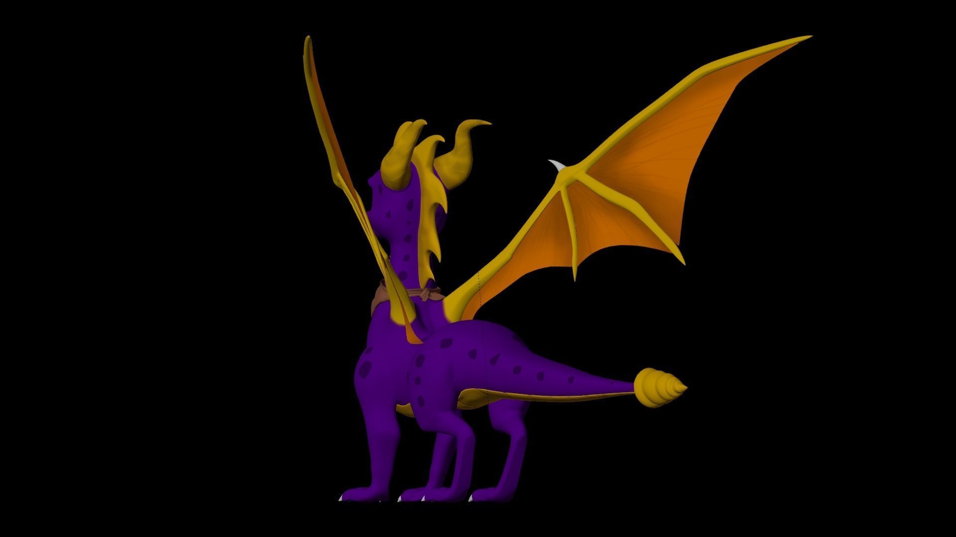 Spyro and Cynder Reboot Models Low-poly 3D model_29