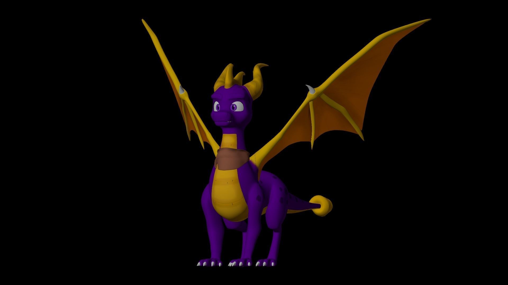 Spyro and Cynder Reboot Models Low-poly 3D model_11