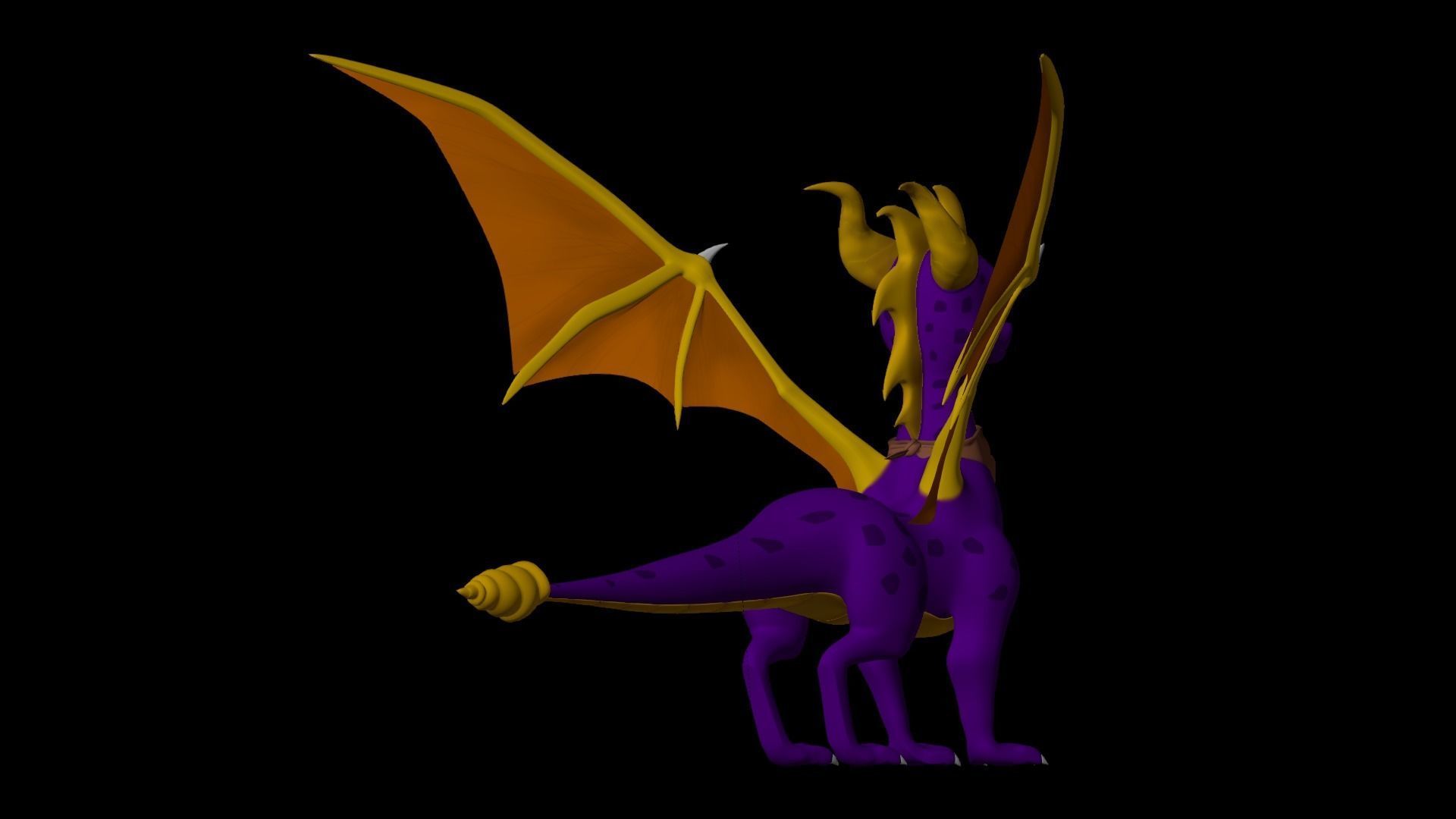 Spyro and Cynder Reboot Models Low-poly 3D model_82