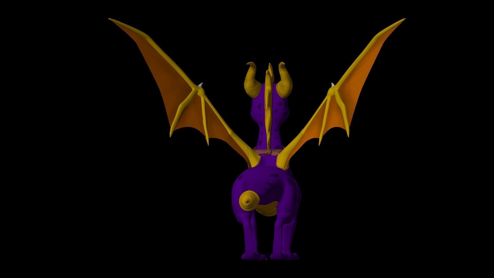 Spyro and Cynder Reboot Models Low-poly 3D model_22