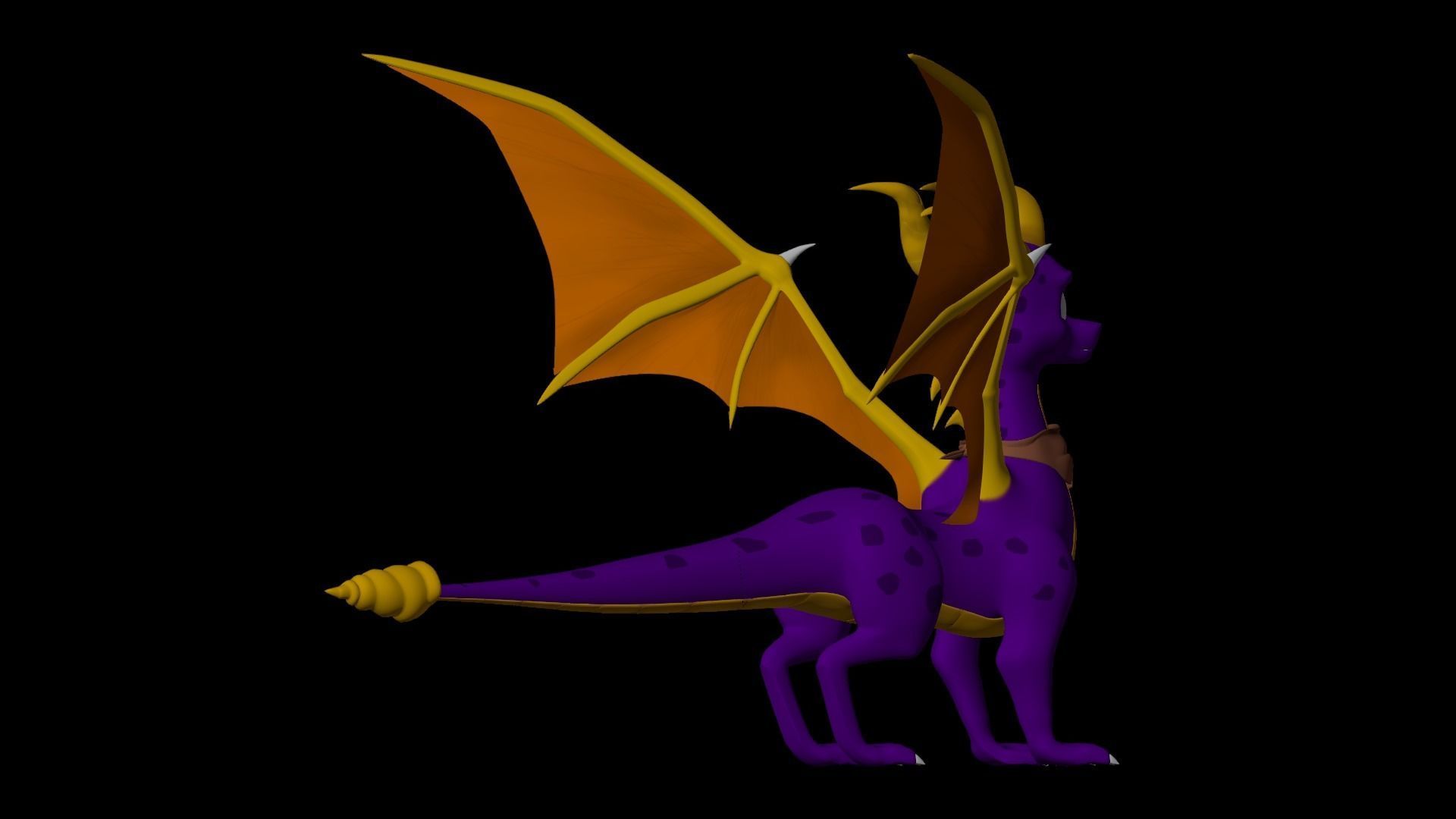 Spyro and Cynder Reboot Models Low-poly 3D model_77