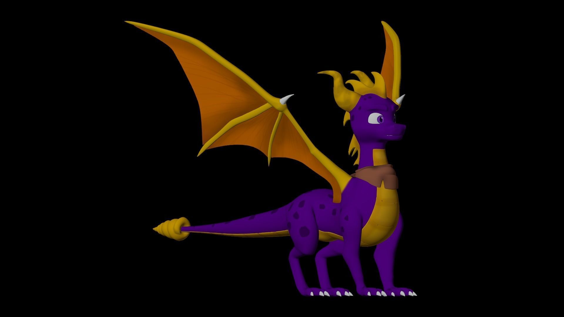 Spyro and Cynder Reboot Models Low-poly 3D model_64
