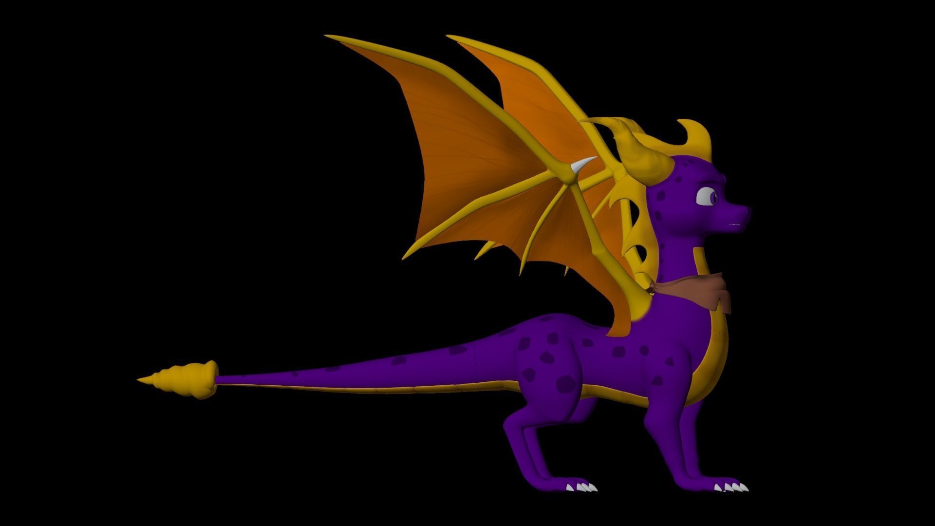 Spyro and Cynder Reboot Models Low-poly 3D model_109