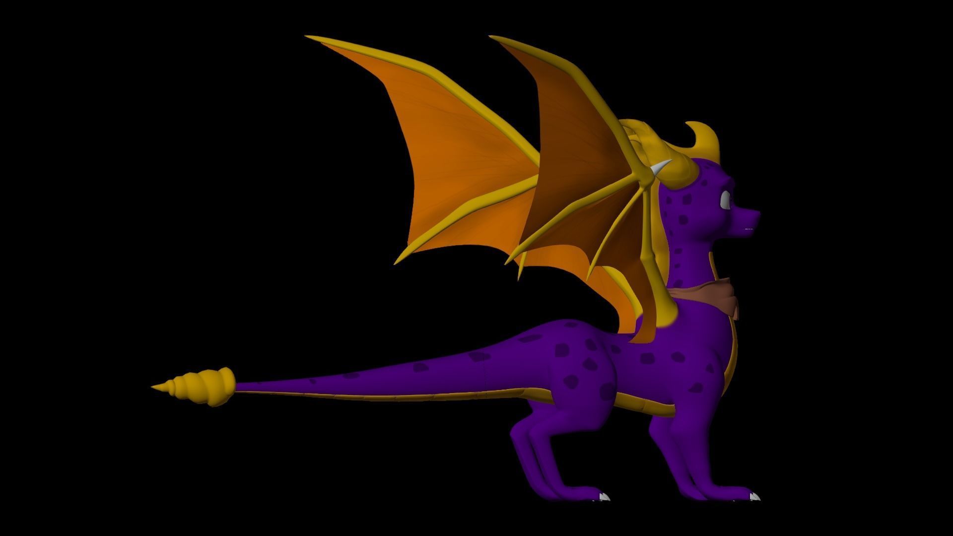 Spyro and Cynder Reboot Models Low-poly 3D model_100