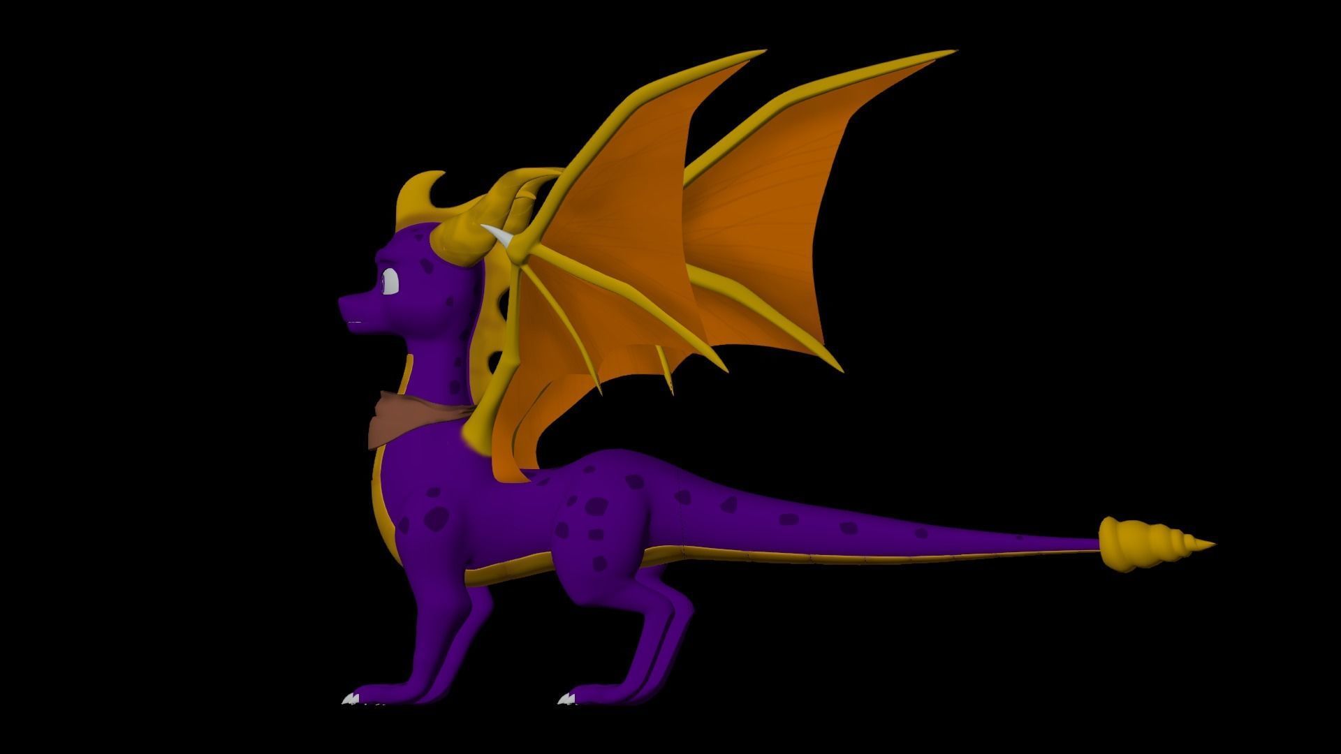Spyro and Cynder Reboot Models Low-poly 3D model_89
