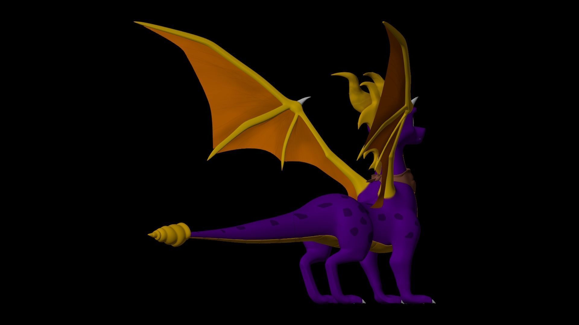 Spyro and Cynder Reboot Models Low-poly 3D model_79