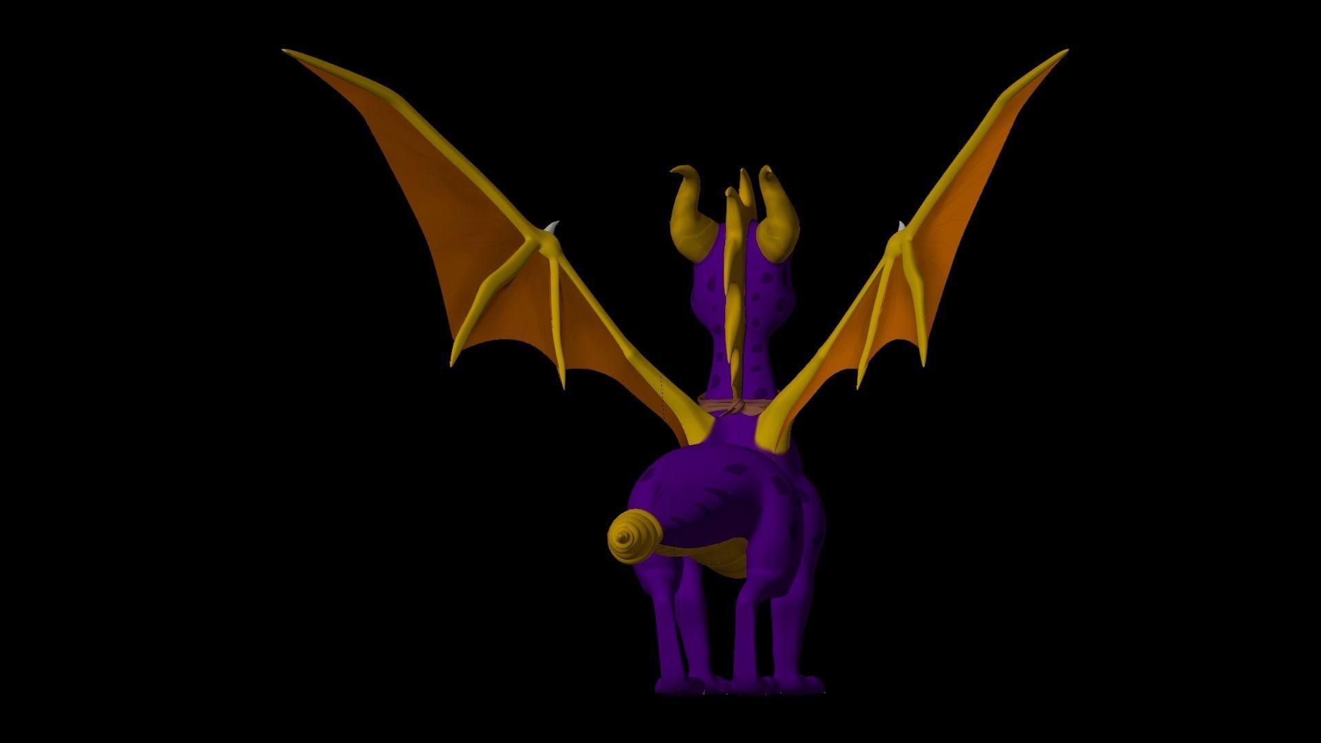 Spyro and Cynder Reboot Models Low-poly 3D model_20