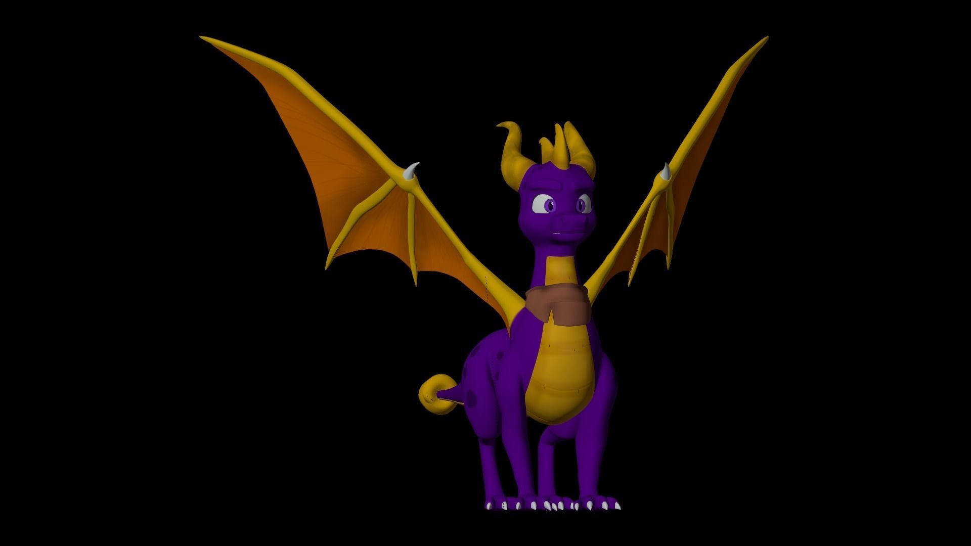 Spyro and Cynder Reboot Models Low-poly 3D model_30