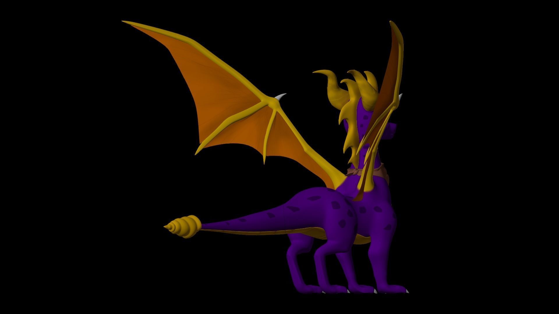Spyro and Cynder Reboot Models Low-poly 3D model_83