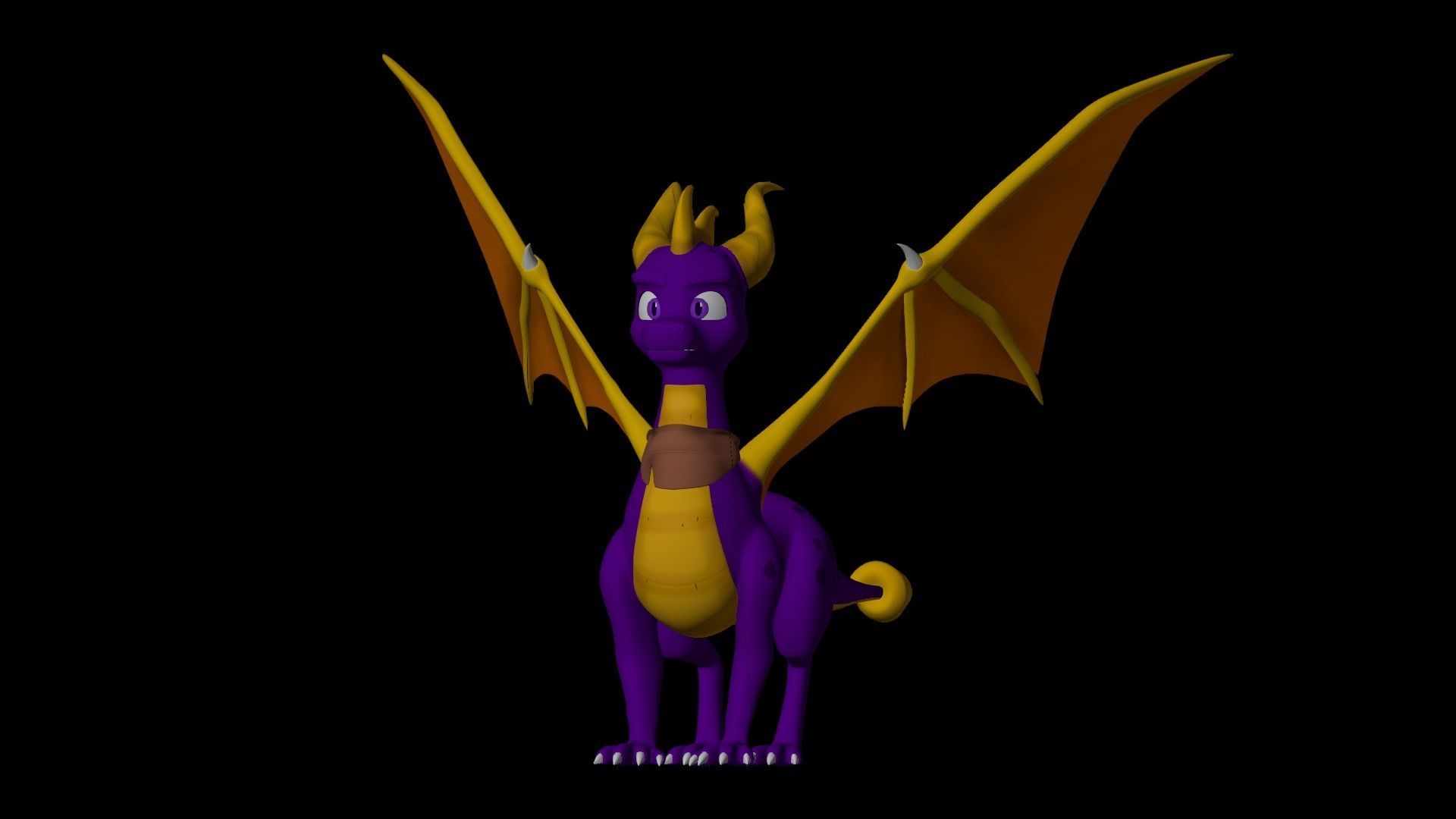 Spyro and Cynder Reboot Models Low-poly 3D model_15