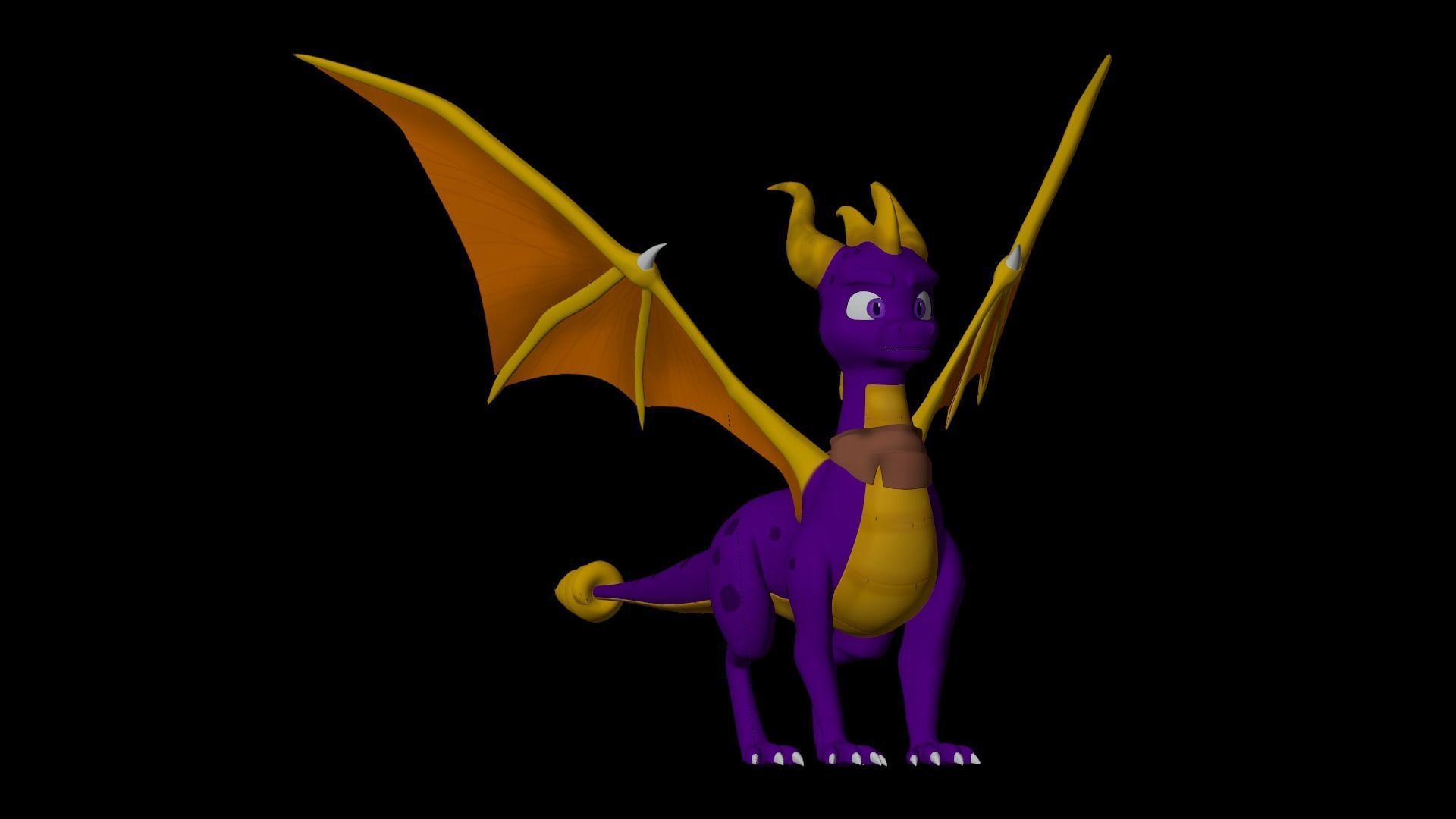 Spyro and Cynder Reboot Models Low-poly 3D model_60