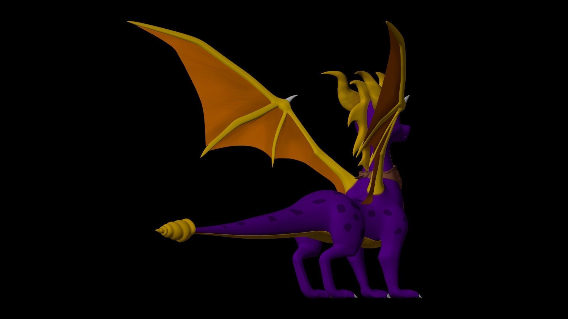 Spyro and Cynder Reboot Models Low-poly 3D model_80