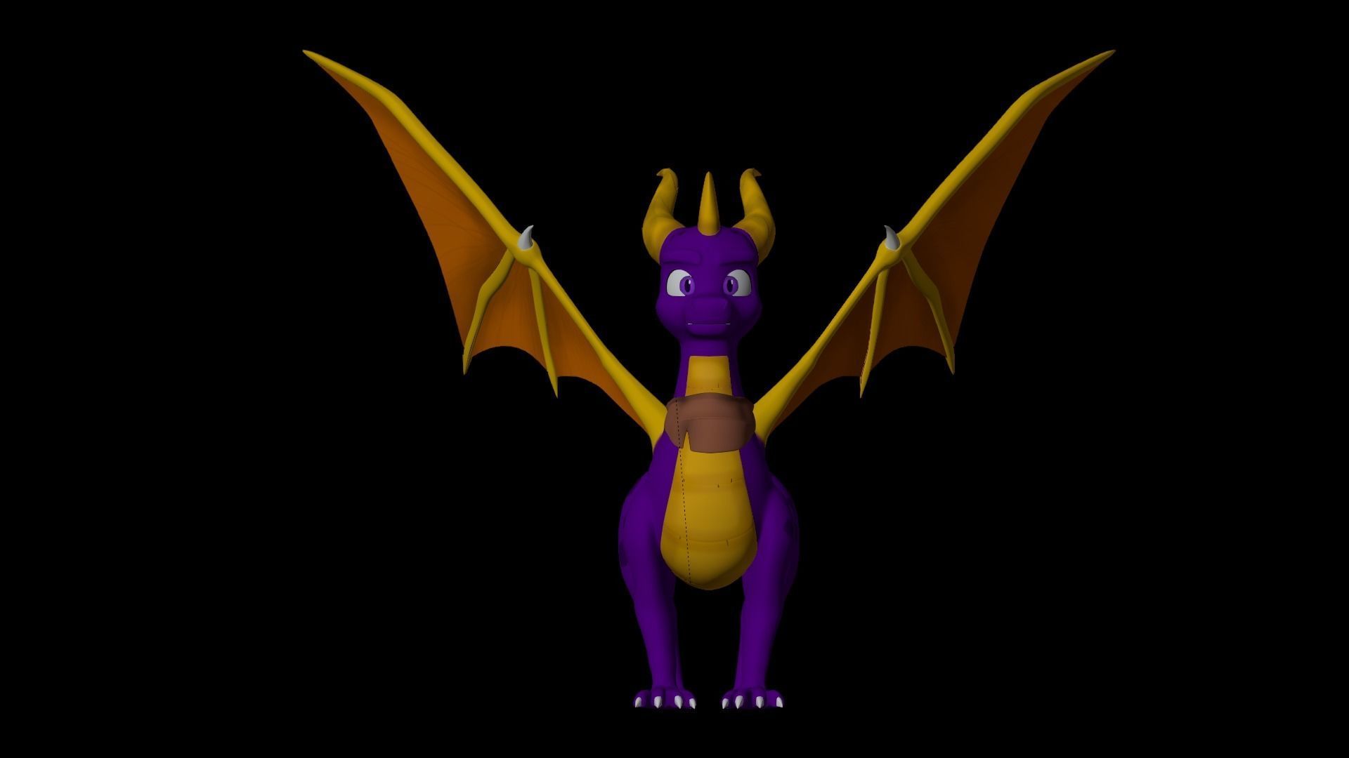 Spyro and Cynder Reboot Models Low-poly 3D model_21