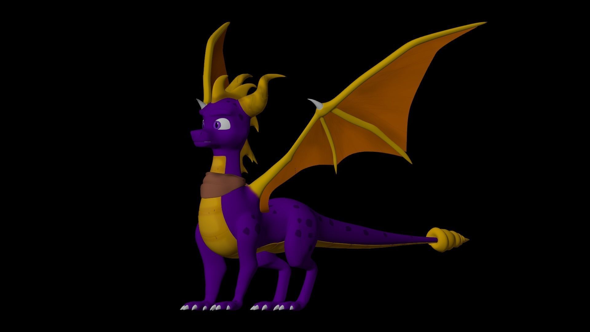 Spyro and Cynder Reboot Models Low-poly 3D model_48