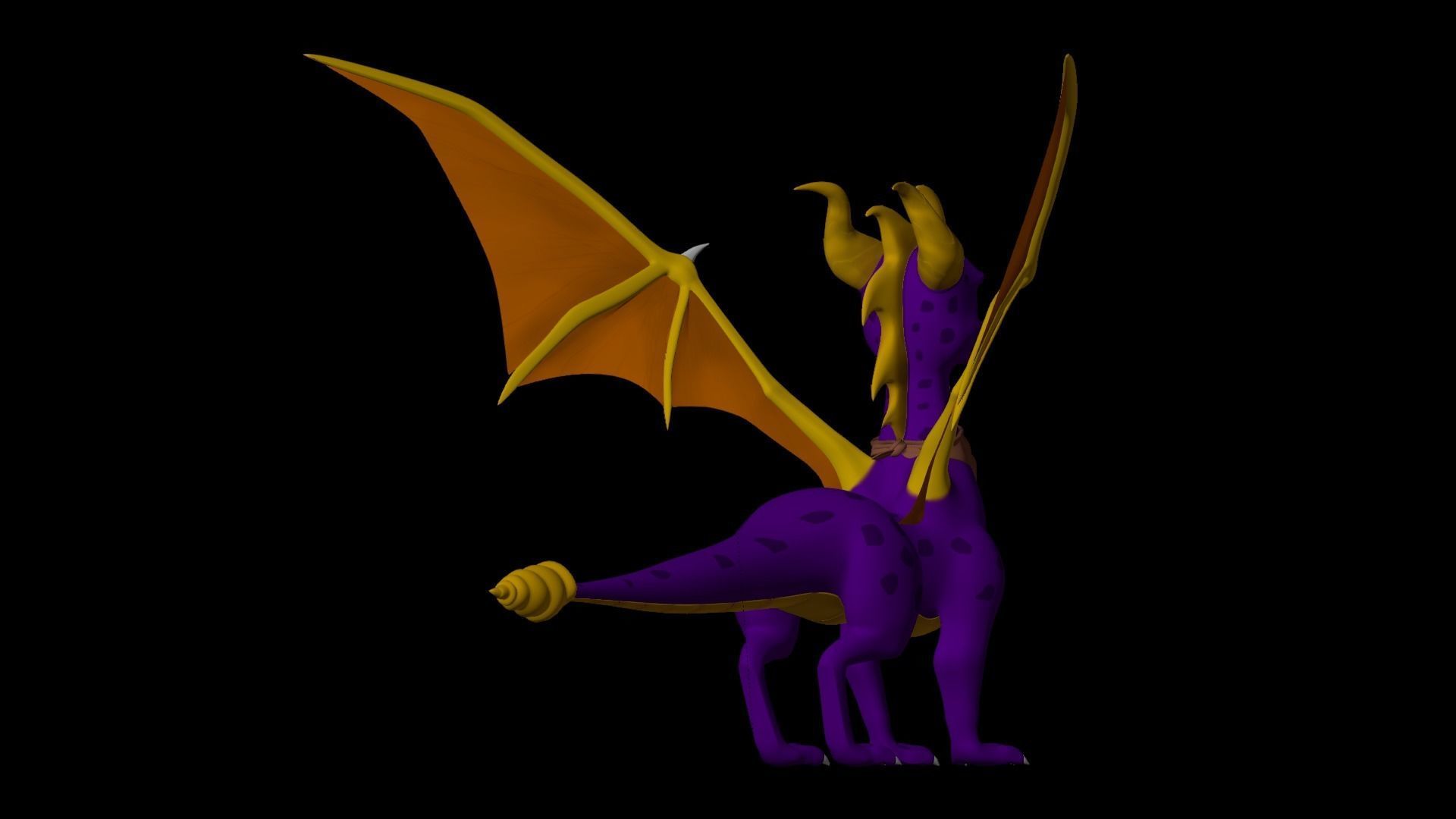 Spyro and Cynder Reboot Models Low-poly 3D model_81