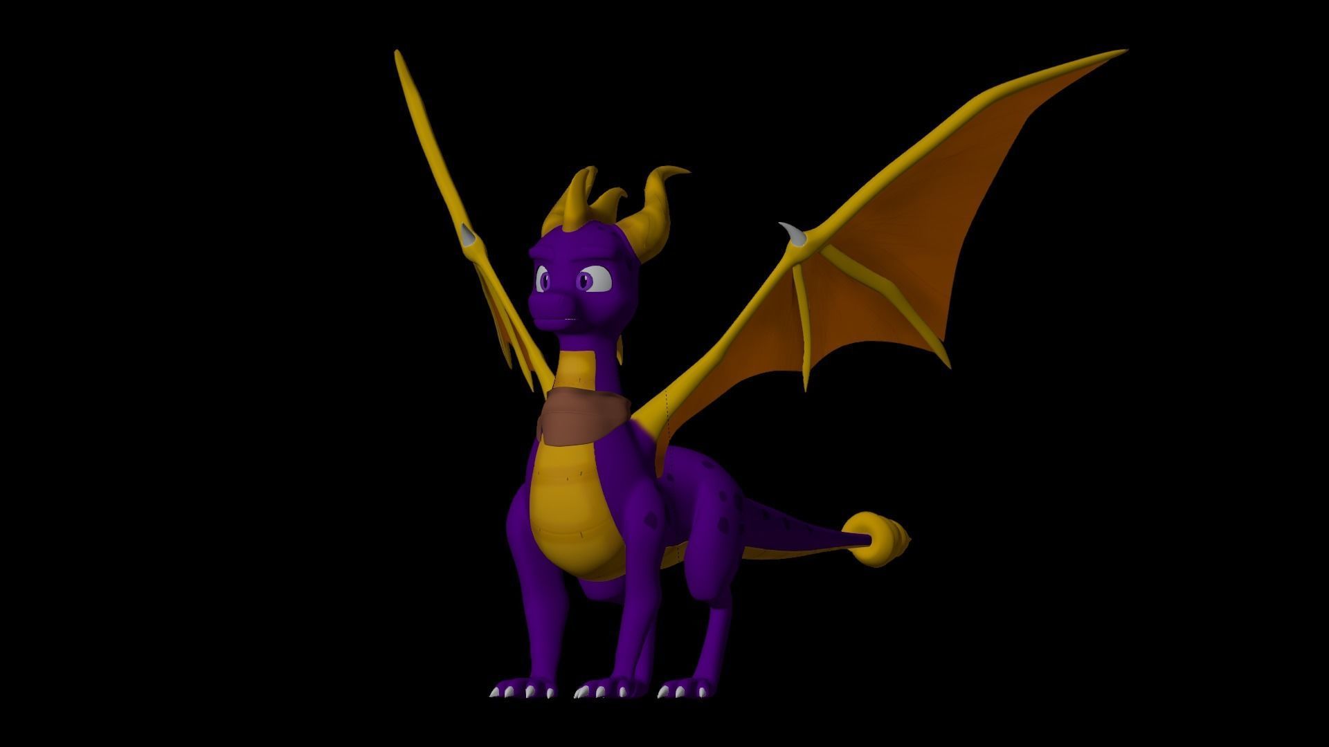Spyro and Cynder Reboot Models Low-poly 3D model_56