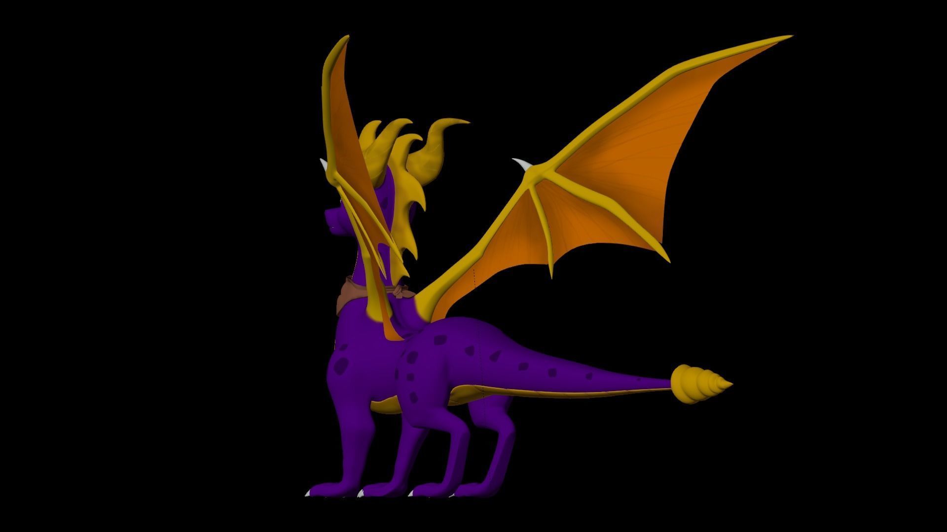 Spyro and Cynder Reboot Models Low-poly 3D model_37