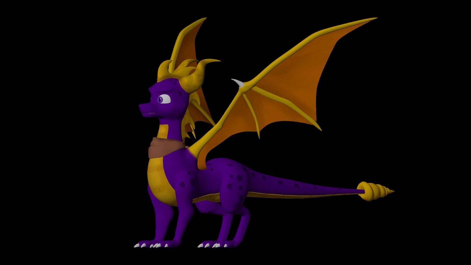 Spyro and Cynder Reboot Models Low-poly 3D model_52