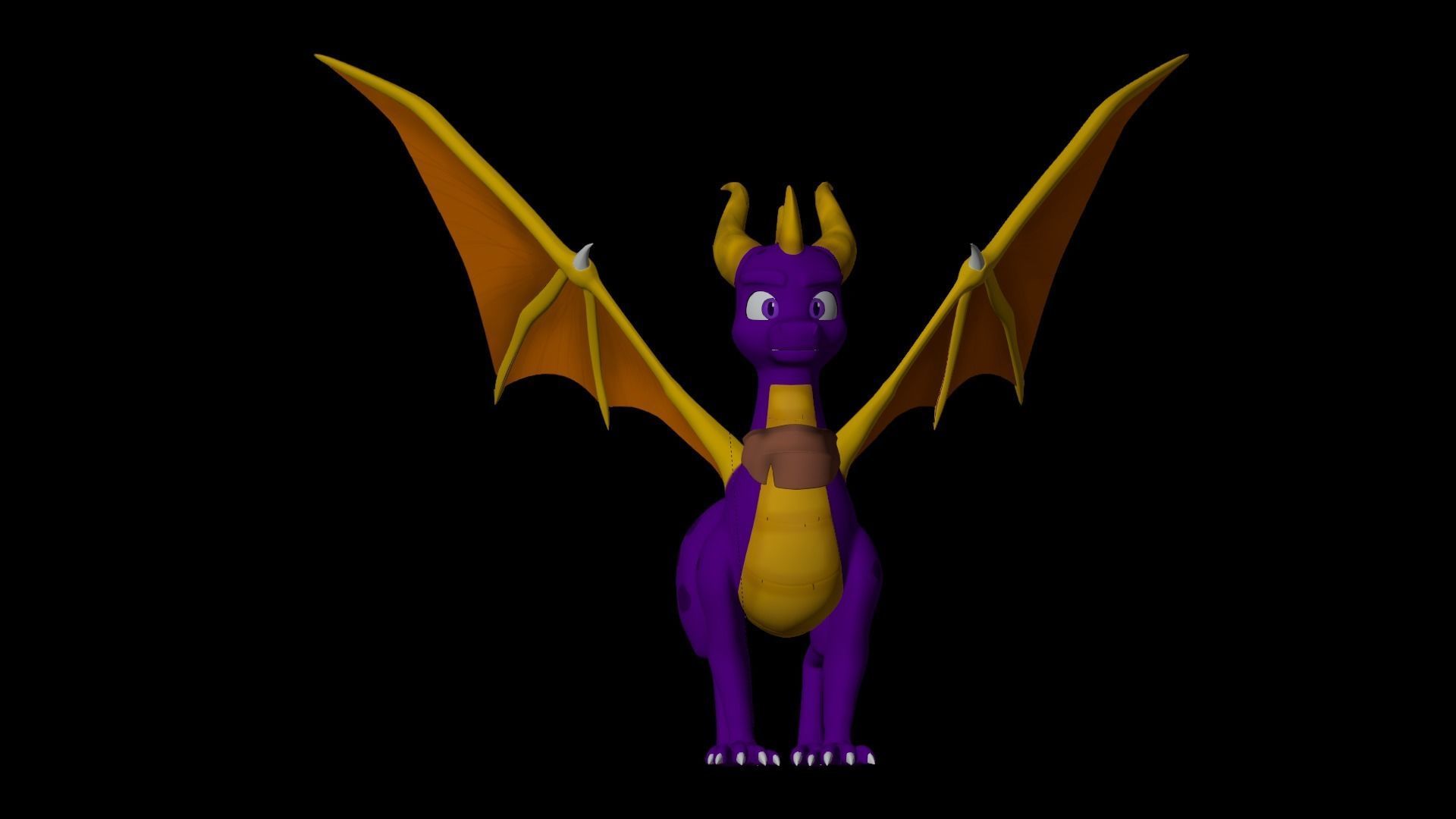 Spyro and Cynder Reboot Models Low-poly 3D model_19