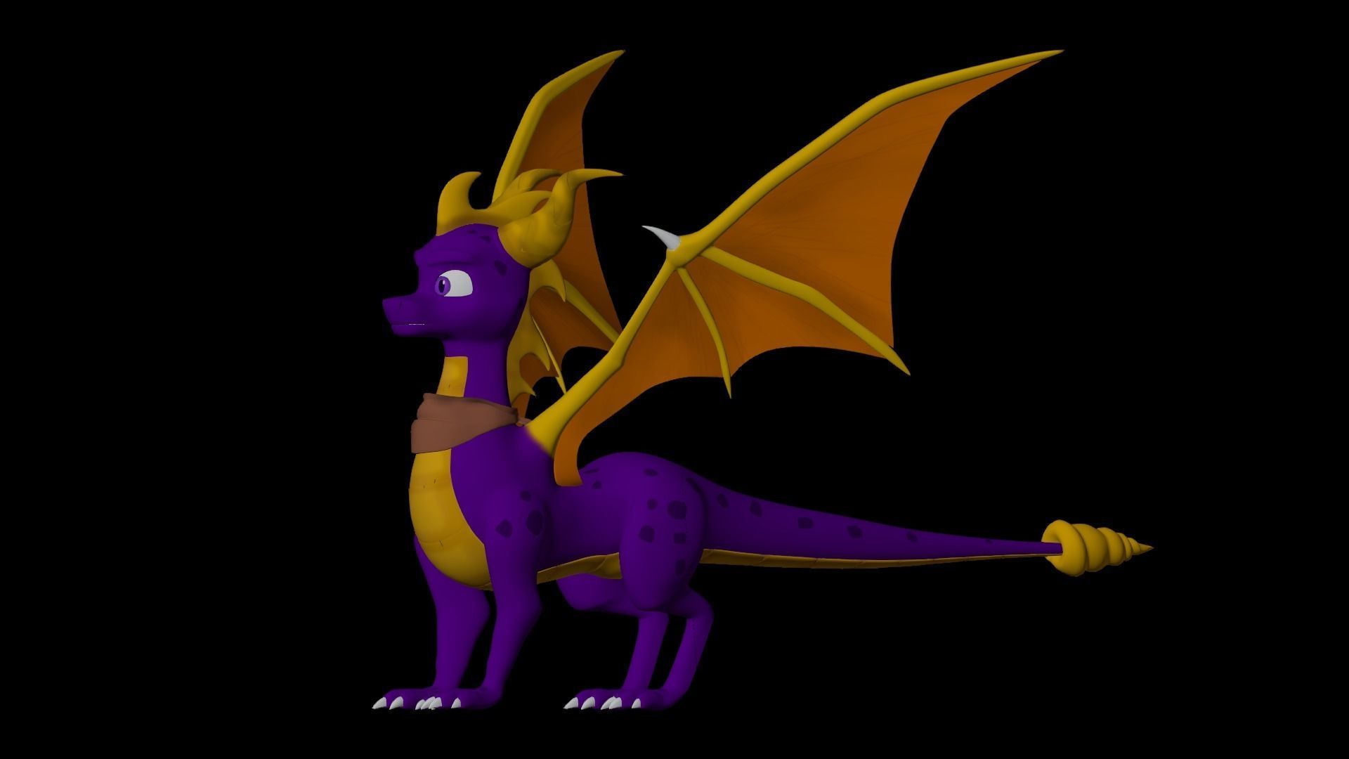 Spyro and Cynder Reboot Models Low-poly 3D model_97