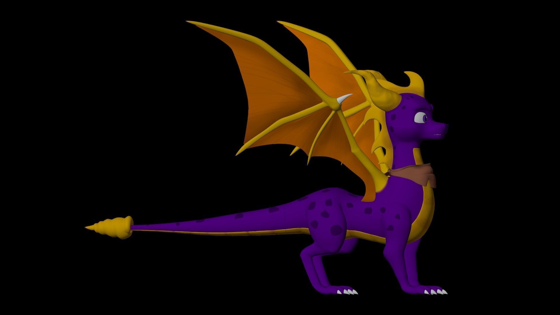Spyro and Cynder Reboot Models Low-poly 3D model_108