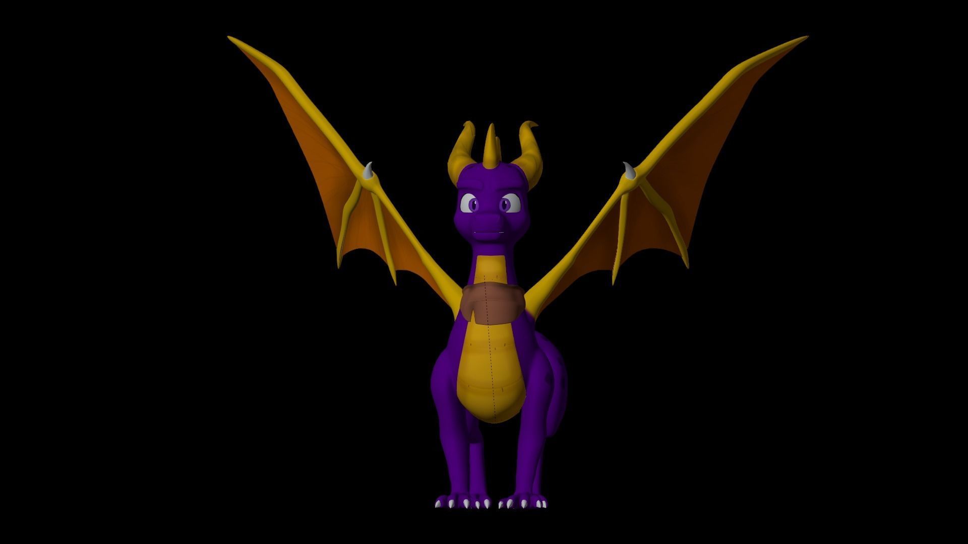 Spyro and Cynder Reboot Models Low-poly 3D model_26