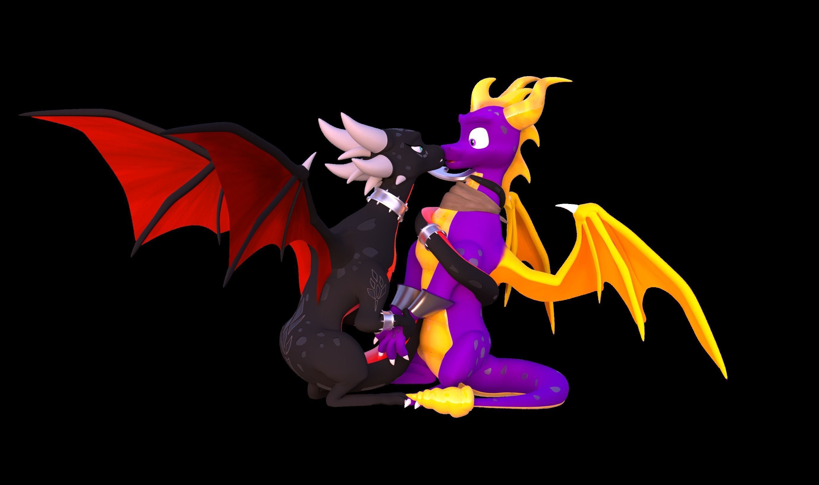 Spyro and Cynder Reboot Models Low-poly 3D model_8